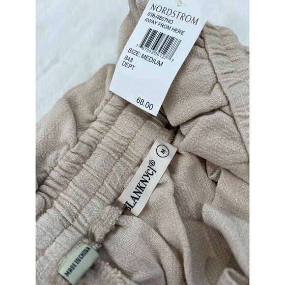 NWT BLANKNYC Size M AWAY FROM HERE SHORT  beige color MSRP $68 - Picture 3 of 11